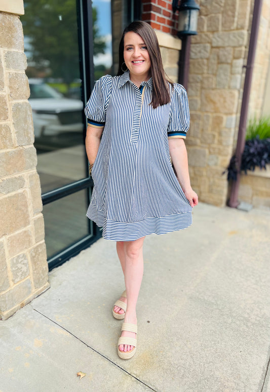 GATA Puff Sleeve Dress